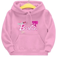 sweater hoodie anak perempuan motif barbie jaket untuk anak 6-14 tahun