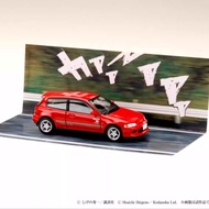 HobbyJapan Initial D 30th Anniversary Series 1/64 Alloy Car Collection Model Honda EG6