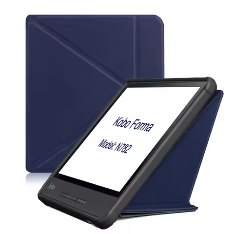 Slim Protective Funda for Kobo Forma Case Smart N782 8 inch eReader Y-Folding Stand Cover with Autom