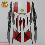 (ORI) Striping Yamaha Aerox 155 2021 2022 merah kualitas original