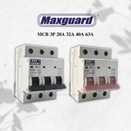 MAXGUARD MCB 3 Pole / 20A / 32A / 40A / 63A ( 6KA )