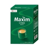 Maxim 三合一低咖啡因即溶混合咖啡 100包 平行進口