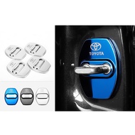 Car Styling Accessories Toyota Car Door Lock Protection Cover Door Latch 4pcs a Set RAV4 CHR ALTIS YARIS VIOS FORTUNER WISH