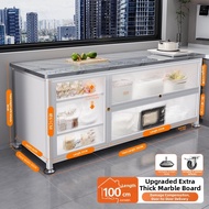 JUMEISHI |Multi-tiered kitchen slab shelving unit suitable for appliance storage tableware storage
