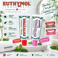 【100% Authentic】Euthymol Red & Pink Toothpaste 75ml Set | Whitening Care | Fresh Breath | Daily Dent