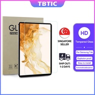 [SG]TBTIC Tempered Glass Screen Protector For Samsung Galaxy Tab S9 S8 S7 FE Plus Ultra 11 12.4 14.6 Full Coverage