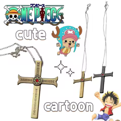 One Piece Dracule Mihawk Necklace New Creative Cartoon and cute Fashionable Personalized High-Value 