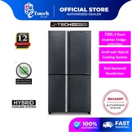 Sharp 4 Door Inverter Plasmacluster Fridge (700L) SJF85VMSS/SJF821VMSS