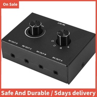 4 Port Audio Switch, 3.5mm Audio Switcher, Stereo AUX Audio , 4 Input 1Output/1Input 4 Output Audio 