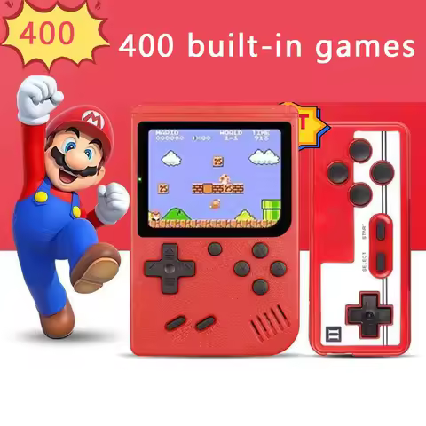 Retro Mini 8-Bit Video Game Console Portable Handheld Player with AV Output Compatible with Gameboy 