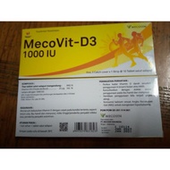 Vitamin d3 1000iu mecovit d3 contains 30 tablets such as Hi d3 or prove d3