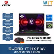 MSI Sword 17 HX B14VFKG-218 (Intel Core i7-14650HX/16GB-32GB RAM/1TB SSD/17.0 "QHD + 240Hz/RTX4060 8