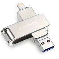 【รับประกัน 5 ปี】Kingston แฟลชไดรฟ์ Usb 3.0 1TB/2TB 3 in 1 OTG iphone6 7 8 X XR 11 12 13 14 15 16 4in