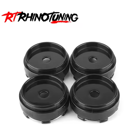 RhinoTuning 2/4Pcs OD 66mm/2.6" ID 62mm/2.44" Car Wheel Center Cap Fits G-force 17" Wheel Rim TE37 T