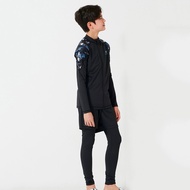 8-15 Yrs Teenagers Quick Dry Front Zipper Sleeve Pants Long Canada Kids Boy Swimming Suits Baju rena