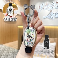 YEEKEY For Benz TPU Key Case Key Cover for Mercedes Benz Key Case C180 / C200 Cc /A Class / A200bag 