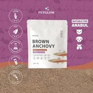 Petglow Superfood Brown Anchovy For Pet Food Powder Anchovy Powder Dog Cat Hamster Fish Anchovy Powd