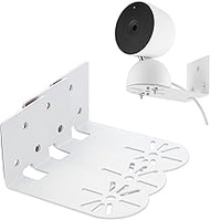 Adhesive Metal Wall Mount Compatible with Google Nest Cam Indoor/Outdoor Security Camera (Battery, Wired) 2nd Generation, VHB Stick On Mounting Bracket,No Drilling(3Pcs)