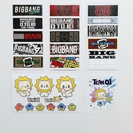 Bigbang Team Transparent Vinyl Sticker - 01 G-Dragon Taeyang Daesung