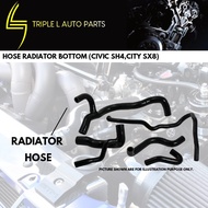 HIGH QUALITY OEM HOSE RADIATOR BOTTOM (CIVIC SH4,CITY SX8)  PART NUMBER:19502-PM3-000
