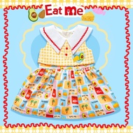 Arpanet girl Dress/Avocado Eat me/Size Xs
