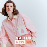 Sarin PuiPui pinstripe shirt NEW✨✨ เสื้อเชิ้ต ลายปัก ปุยปุย sarin
