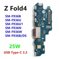 25W USB Type-C Port Charger Board Dock Connector Charging Flex Cable For Samsung Galaxy Z Fold4 SM-F