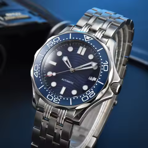 41MM Men's Automatic Watch Top 007 Leisure Business Mechanical Watch Japan Meiyouda 8215 Watch Ceram