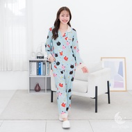 ชุดนอน LovelyNight แขนยาว-ขายาว Luna Cats B33