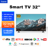 Smart TV 32 Inch TV 43 Inch Android TV 50 Inch WiFi 4K HDR LED TV Mini TV Murah Television WiFi/Yout