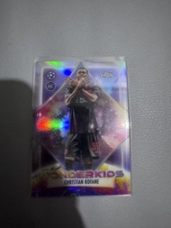 足球卡Topps Chrome UEFA 利華古遜Christian Kofane
