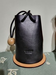 香港odbo 牛皮水桶包 側背包 手提包