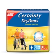 CERTAINTY DRYPANTS ADULT DIAPERS M/L/XL