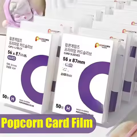 56x87mm 63.5x88mm Card Sleeves Transparent PP Kpop Card Holders Postcards Films Waterproof idol Albu