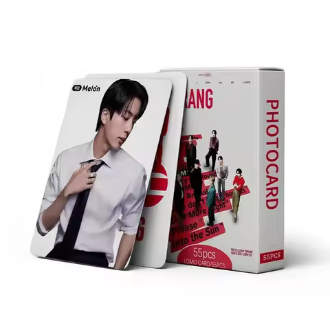 Hot 55Pcs BTS Lomo Cards J-HOPE JIMIN V JUNGKOOK HD Photocards Kpop Idol Photo Cards Fans Collection