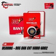 BEARING+BOS BAK CVT VARIO 6002 RUI - LAHAR CVT 6002 + YELLOW BOSS