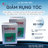 Santex L-cystine pills support skin beauty, hair and nails, box of 60 pills