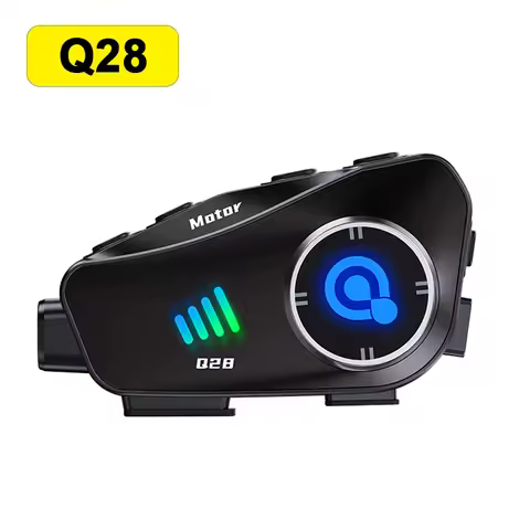 Q28 Motorcycle Bluetooth Helmet Headset 1080P HD Driving Recorder Wireless Camera Waterproof motorbi