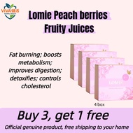 【Buy 3 get 1 free】 Lomie Peach Berries Fruity Juices 15 Sachets Daily Gut Wellness Malaysia Approved