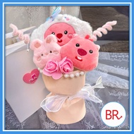 [October 20 GIFT] Teddy Bear Bouquet with Led Light and Carrying Bag - Meaningful Gift for Crush, Lo