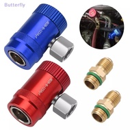 [] 2Pcs R1234yf Quick Connector Adapter Auto AC High/Low Side R1234yf Quick Couplers Refrigerant Ada