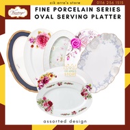 Vantage Serving Oval Platter Assorted Design (Sold Individually) Pinggan Hidang