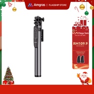 Amgras Tripod S03 Pro tripod selfie stick phone holder 2M stretchable Aluminum body Wireless Remote 