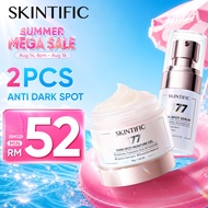 SKINTIFIC Anti Dark Spot Skincare Set 2pcs 377 Serum + moisturizer Niacinamide Brighten for Acne Sca