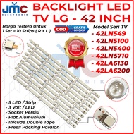 LG LED TV BACKLIGHT 42 INCH 42LN5100 42LN5400 42LN5710 42LA6130 42LA6200 BL LED INCH LAMP IN 42LN 42