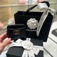 Chanel 19 吐司零錢包 2024年購入 全新品大全套含袋子