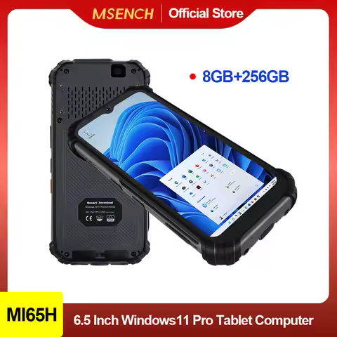 Windows 11 Pro Mini Rugged Tablet Handheld 2D Mobile Barcode Scanner Terminal Charge Cradle Waterpro