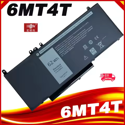 6MT4T Laptop Battery For DELL Latitude E5470 E5570 14 5470 15 5570 For Dell Precision 15 3510 M3510