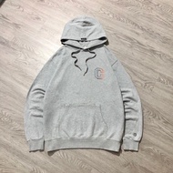 HOODIE COVERNAT C LOGO GREY DY