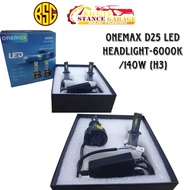 BSG ONEMAX D25 LED HEADLIGHT 6000K/140W